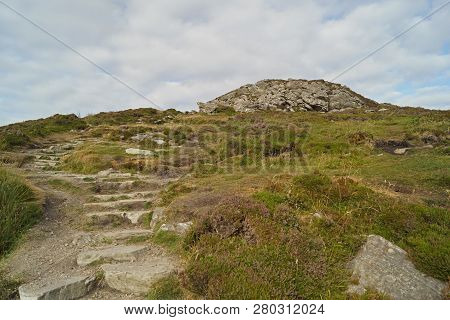 The Slieve League Cliffs In The West Of The Irish County Donegal On The Atlantic Ocean Are With 601 