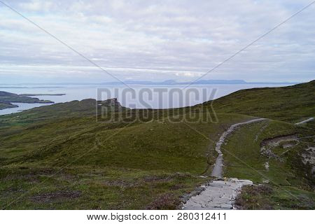 The Slieve League Cliffs In The West Of The Irish County Donegal On The Atlantic Ocean Are With 601 