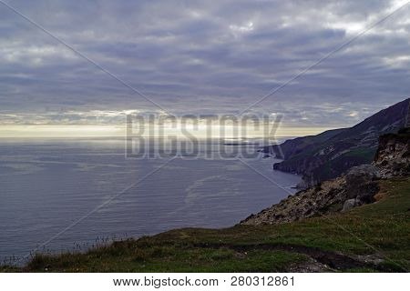 The Slieve League Cliffs In The West Of The Irish County Donegal On The Atlantic Ocean Are With 601 