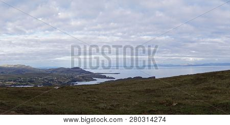 The Slieve League Cliffs In The West Of The Irish County Donegal On The Atlantic Ocean Are With 601 
