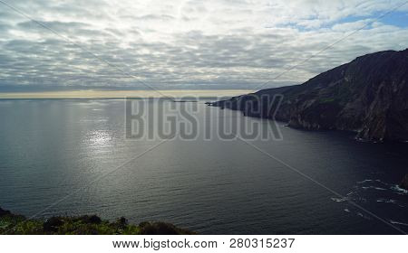 The Slieve League Cliffs In The West Of The Irish County Donegal On The Atlantic Ocean Are With 601 