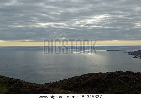 The Slieve League Cliffs In The West Of The Irish County Donegal On The Atlantic Ocean Are With 601 