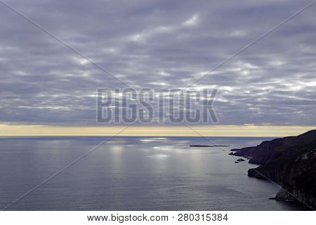 The Slieve League Cliffs In The West Of The Irish County Donegal On The Atlantic Ocean Are With 601 