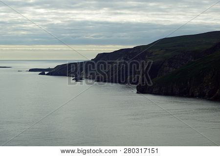 The Slieve League Cliffs In The West Of The Irish County Donegal On The Atlantic Ocean Are With 601 
