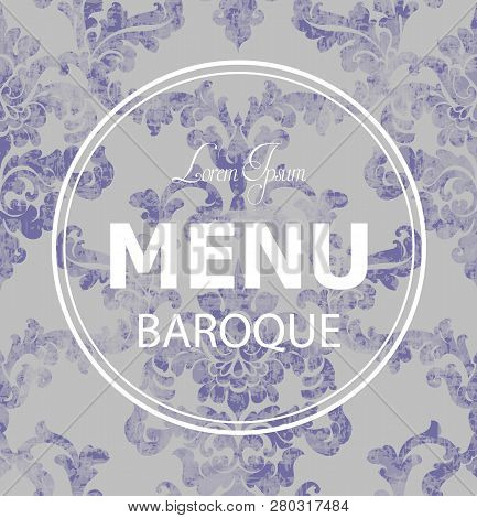 Rococo Pattern Texture Vector. Floral Ornament Decoration. Royal Ements. Victorian Engraved Retro De