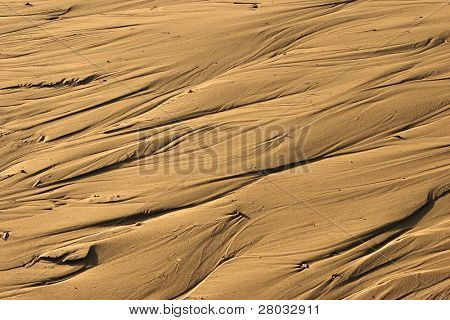 Bacrground vom Strand entfernt. Nassen sand