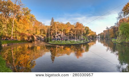Autumn In Sofiyivka Park In Uman, Ukraine