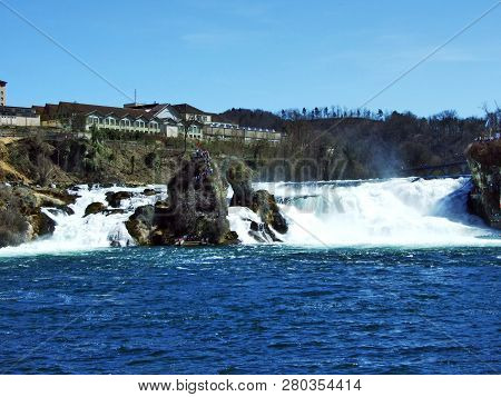 The Rhine Falls Or Rheinfall Waterfall, Neuhausen Am Rheinfall - Canton Of Schaffhausen, Switzerland