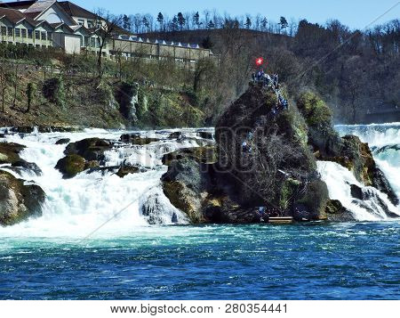 The Rhine Falls Or Rheinfall Waterfall, Neuhausen Am Rheinfall - Canton Of Schaffhausen, Switzerland
