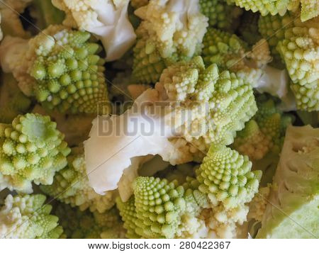 Romanesco Broccoli Vegetables Food