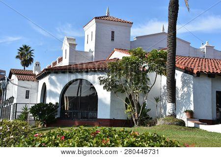 Ensenada, Mexico - Oct 25: Riviera Cultural Center Of Ensenada, Formerly Known As The Hotel-casino P