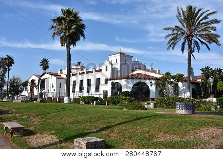 Ensenada, Mexico - Oct 25: Riviera Cultural Center Of Ensenada, Formerly Known As The Hotel-casino P