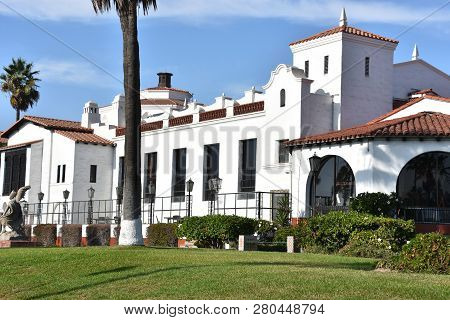 Ensenada, Mexico - Oct 25: Riviera Cultural Center Of Ensenada, Formerly Known As The Hotel-casino P