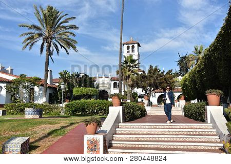 Ensenada, Mexico - Oct 25: Riviera Cultural Center Of Ensenada, Formerly Known As The Hotel-casino P