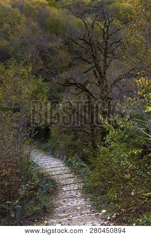 The National Park Of Tzoumerka,peristeri & Arachthos Gorge,is An Open Land Area Of About 820 Km2,loc