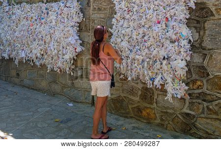 July 15, 2018, Izmir, Turkey. Ephesus, The House Of The Virgin Mary