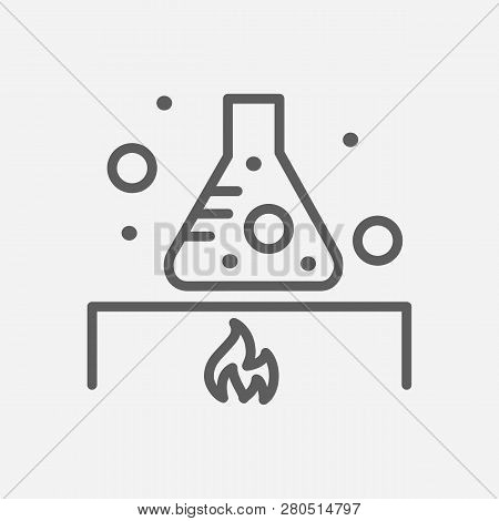Thermodynamics Icon Line Symbol. Isolated Vector Illustration Of  Icon Sign Concept For Your Web Sit