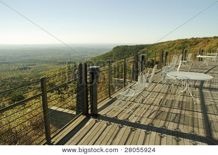 Cheaha State Park overlook Aussichtsplattform