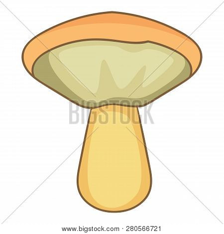 Lactarius Resimus Mushroom Icon. Cartoon Illustration Of Lactarius Resimus Mushroom Icon For Web Des
