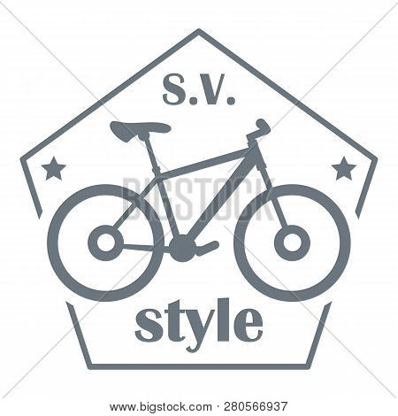Sv Bike Style Logo. Simple Illustration Of Sv Bike Style Logo For Web Design