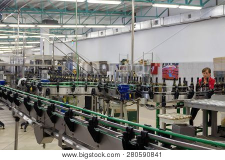 Krasnodar Krai, Russia - August 18, 2013: Abrau-durso Winery Interior In Russia