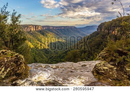View Of The Fitzroy Falls In New South Wales