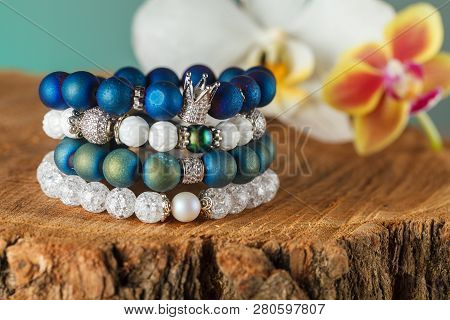 Beautiful Jewelry Made Of Natural Stones And Exquisite Accessories