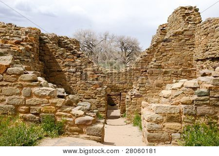 Aztec Ruins National Monument indianischen Ruinen indian