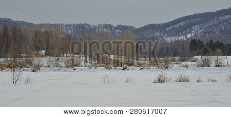 Winter Scenery Of Mohe County, China