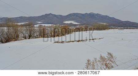Winter Scenery Of Mohe County, China