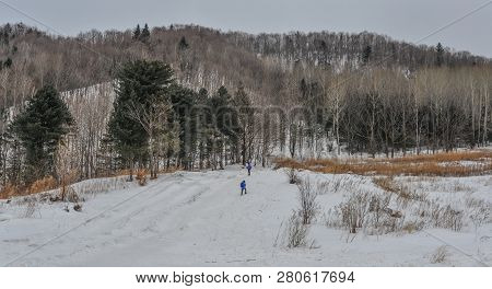 Winter Scenery Of Mohe County, China