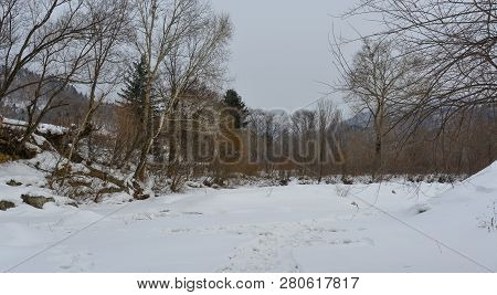 Winter Scenery Of Mohe County, China