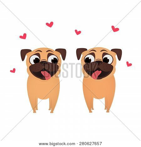Valentine's Day Pugs