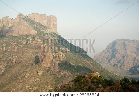 les monts Chisos sur le sentier de la Mine perdue