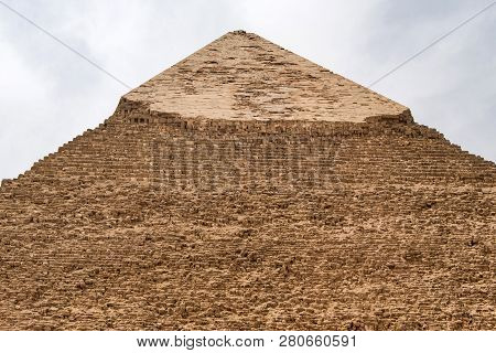 The Great Pyramids Of Giza Desert Near Cairo In Egypt Unesco Cultural Heritage