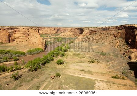 Vale do Rio do Canyon de Chelly
