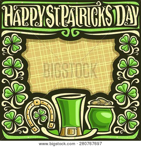 Vector Poster For Saint Patrick's Day