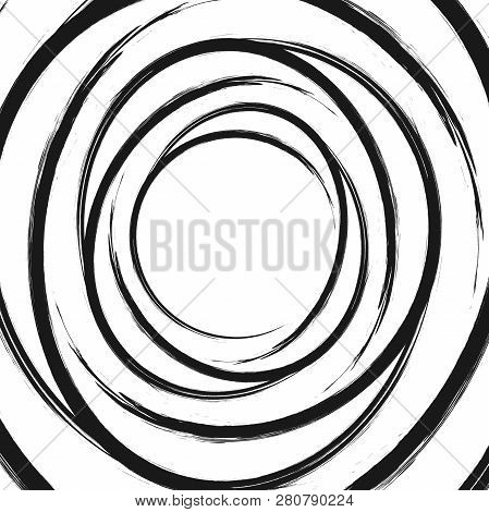 White Background. Tunnel Abstract. Twisted Lines. Abstract Fractal Background. Logo. Glitch Lines.