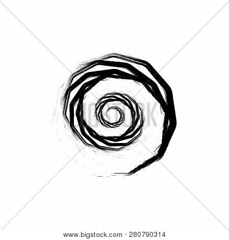 White Background. Tunnel Abstract. Twisted Lines. Abstract Fractal Background. Logo. Glitch Lines.
