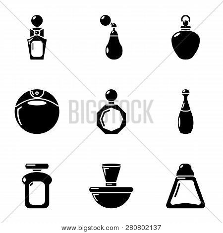 Flair Icons Set. Simple Set Of 9 Flair Icons For Web Isolated On White Background