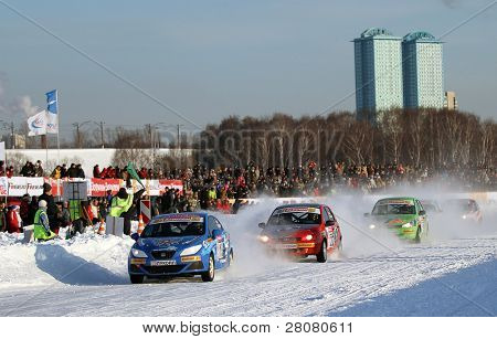 Moskva, Rusland - februar 23: 21 traditionelle 