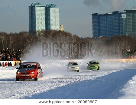 Moskva, Rusland - februar 23: 21 traditionelle 