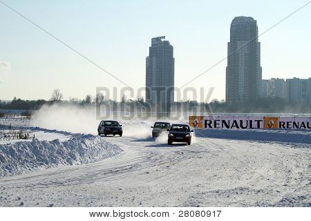 Moskva, Rusland - februar 23: 21 traditionelle 