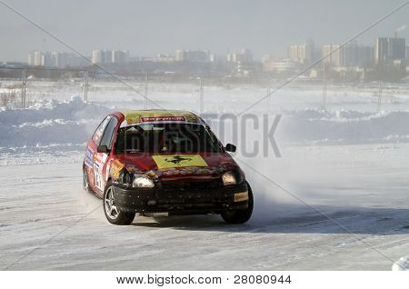 Moskva, Rusland - februar 23: 21 traditionelle 