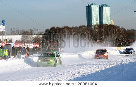 Moskva, Rusland - februar 23: 21 traditionelle 