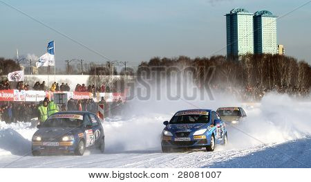 Moskva, Rusland - februar 23: 21 traditionelle 