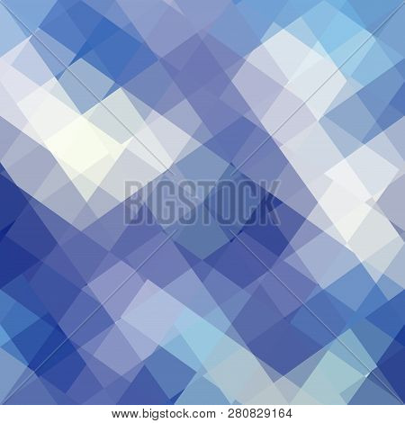 Geometric Abstract Pattern In Low Poly Style.