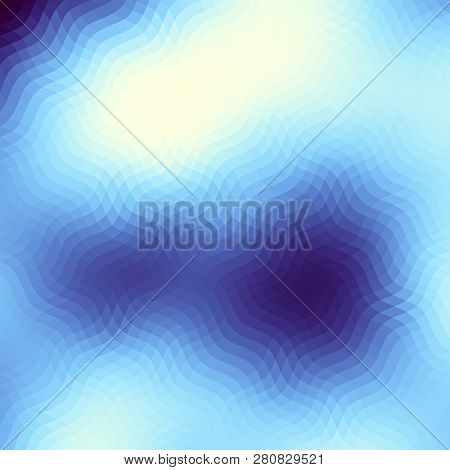 Geometric Wavy Abstract Pattern. Polygonal Square Background.