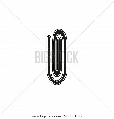Paper Clip Sign, Attachment Icon - Paper Clip, Email Attachment, Attached File. Flat Pictogram - Sim