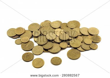 Money And Pennies Are Used In Ukraine, Isolated Objects